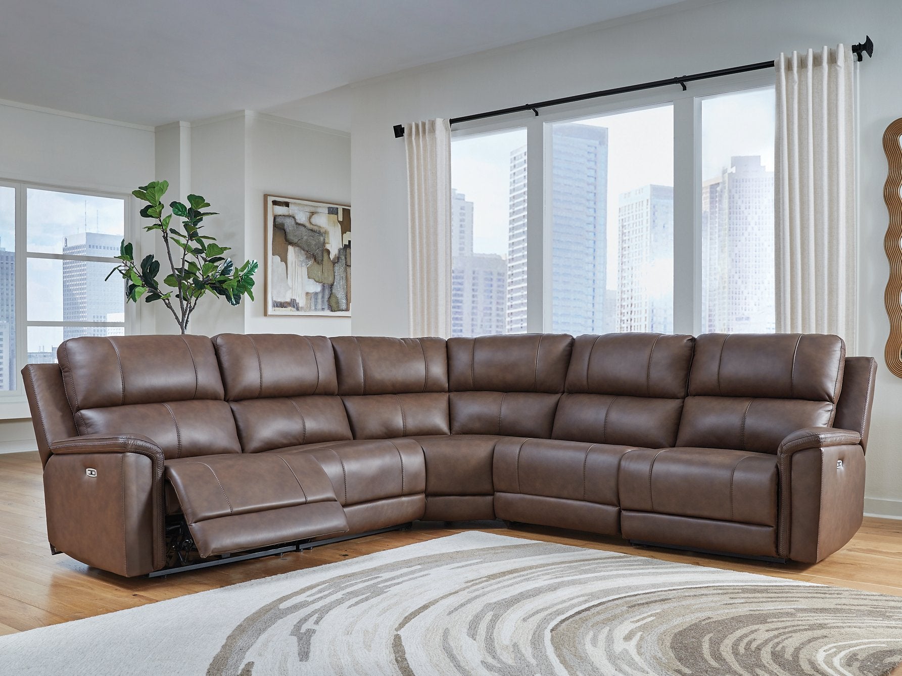 Bleckley Power Reclining Sectional - Luxury Home Furniture (MI)