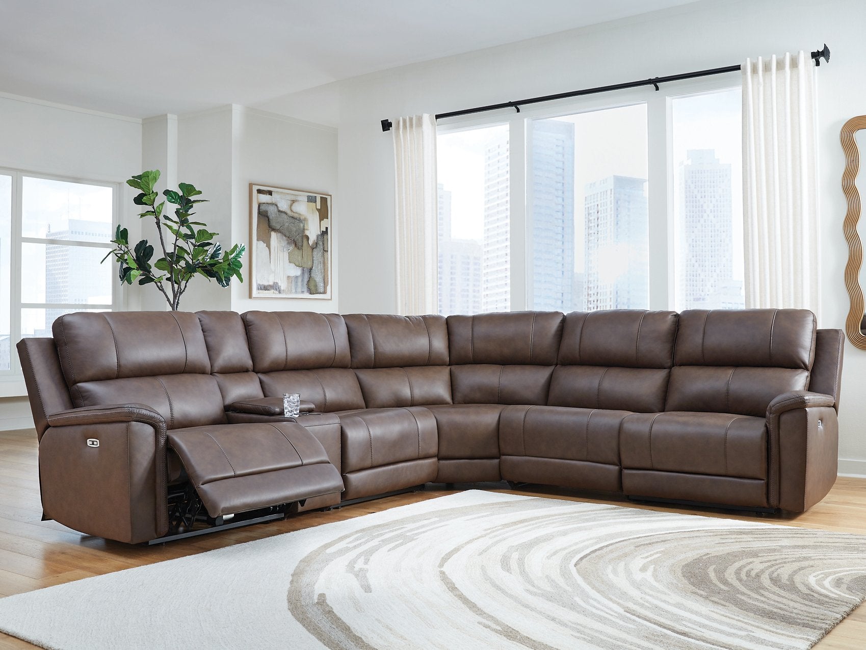 Bleckley Power Reclining Sectional - Luxury Home Furniture (MI)