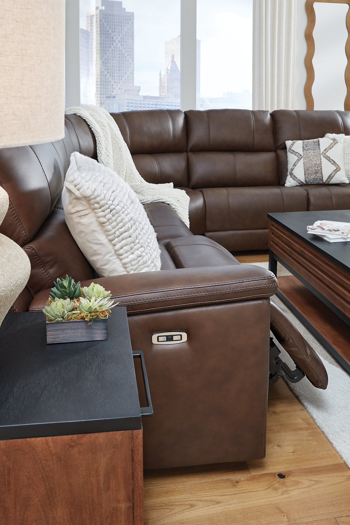 Bleckley Power Reclining Sectional - Luxury Home Furniture (MI)