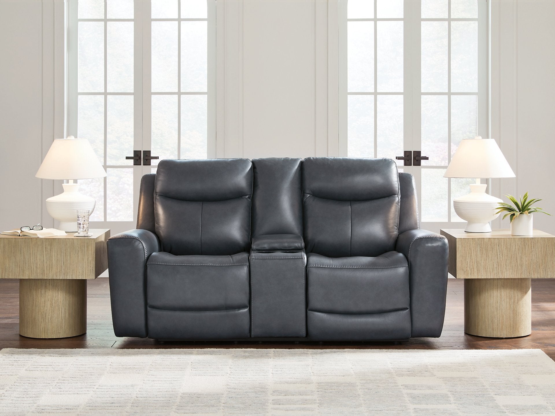 Next Move Power Reclining Loveseat - Luxury Home Furniture (MI)