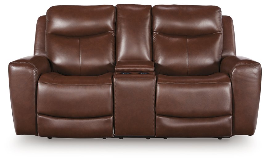 Next Move Power Reclining Loveseat with Console - Luxury Home Furniture (MI)