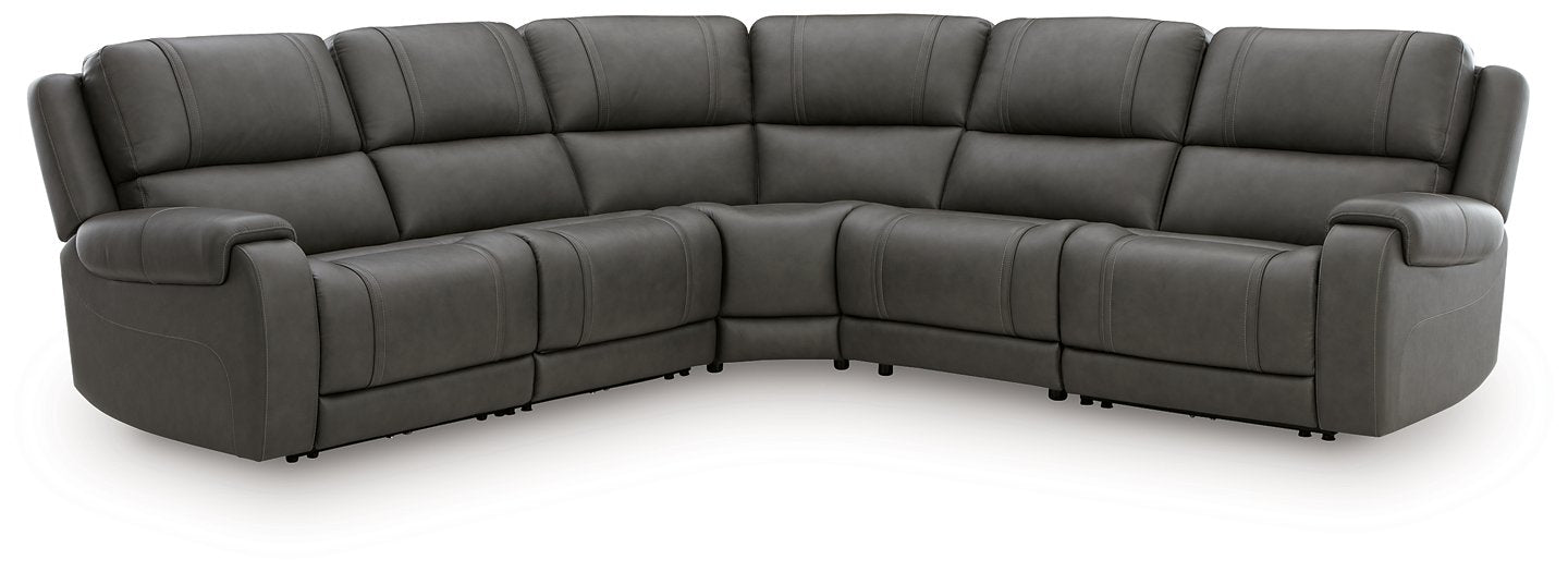 5Z - Pittson Power Reclining Sectional - Luxury Home Furniture (MI)