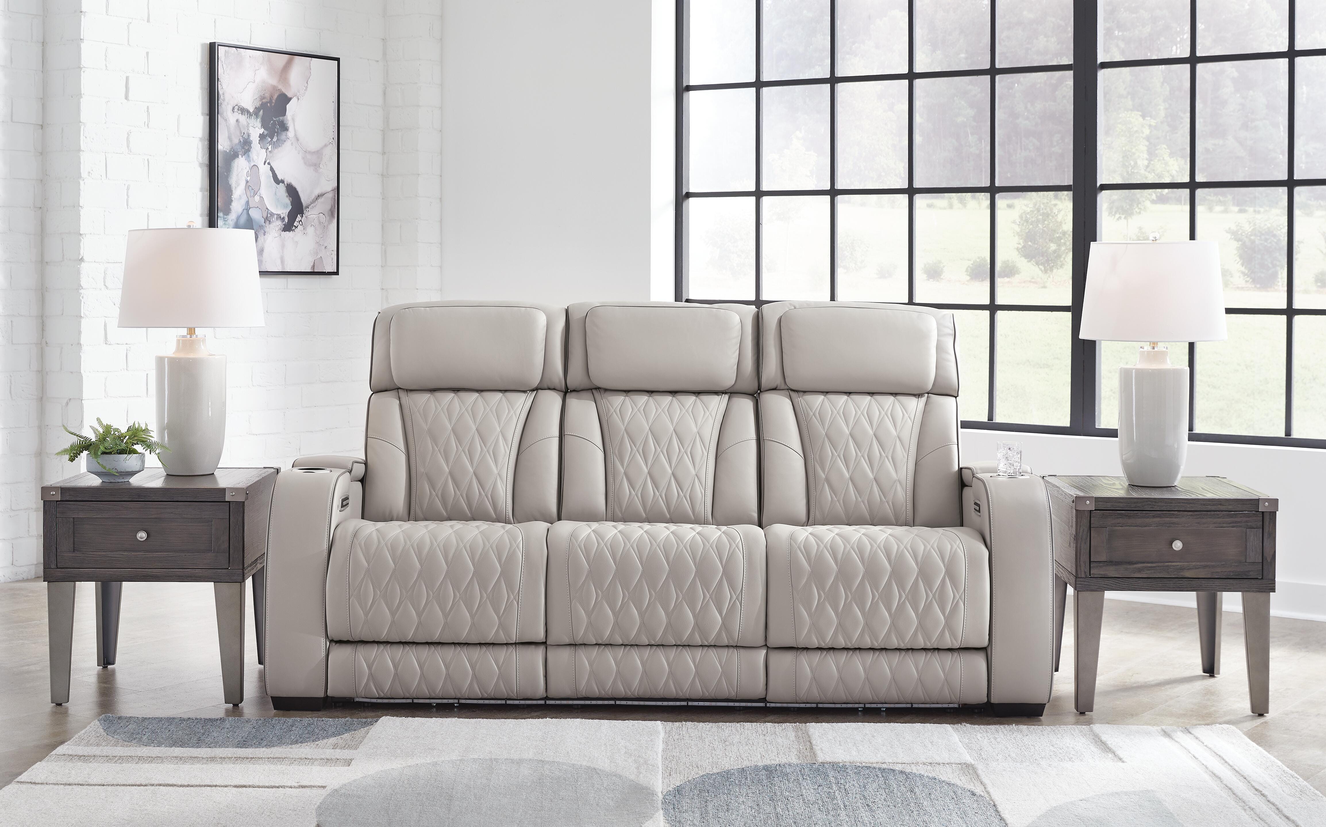 Boyington Power Reclining Sofa - Luxury Home Furniture (MI)