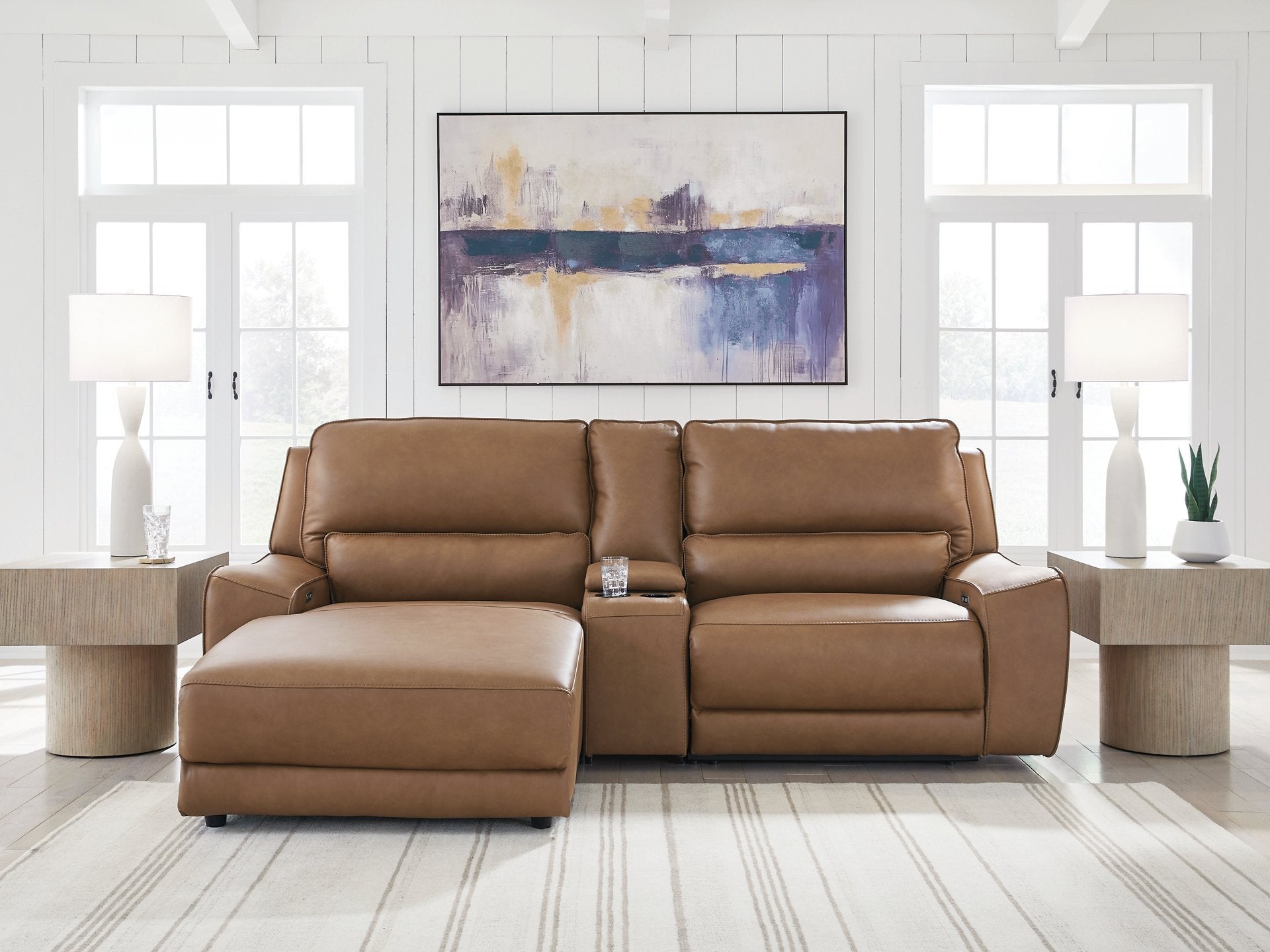 DeepWakes Power Reclining Sectional with Chaise - Luxury Home Furniture (MI)