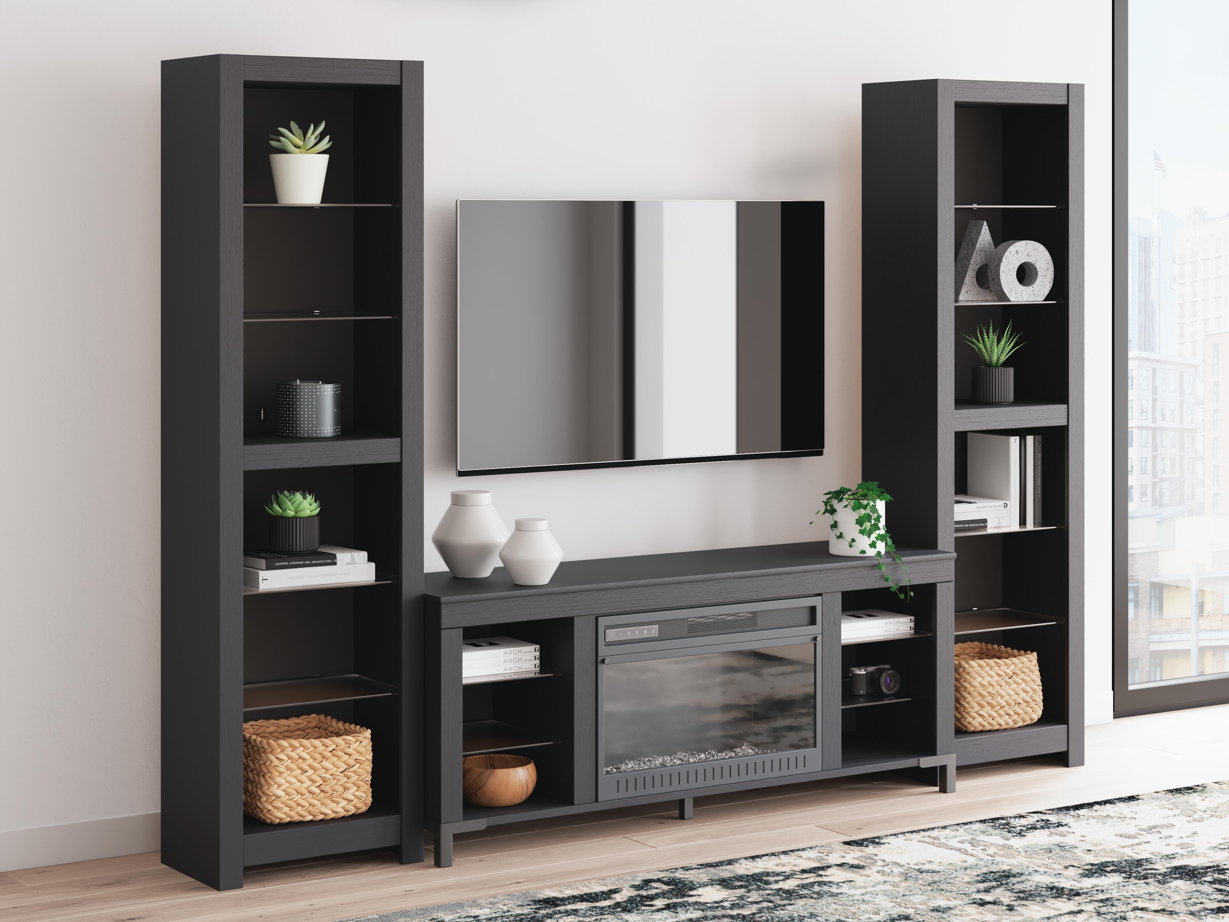 Cayberry Entertainment Center with Electric Fireplace - Luxury Home Furniture (MI)