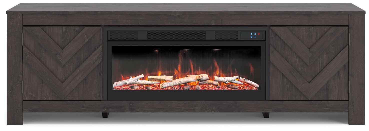 Cayboni 71" TV Stand with Electric Fireplace - Luxury Home Furniture (MI)