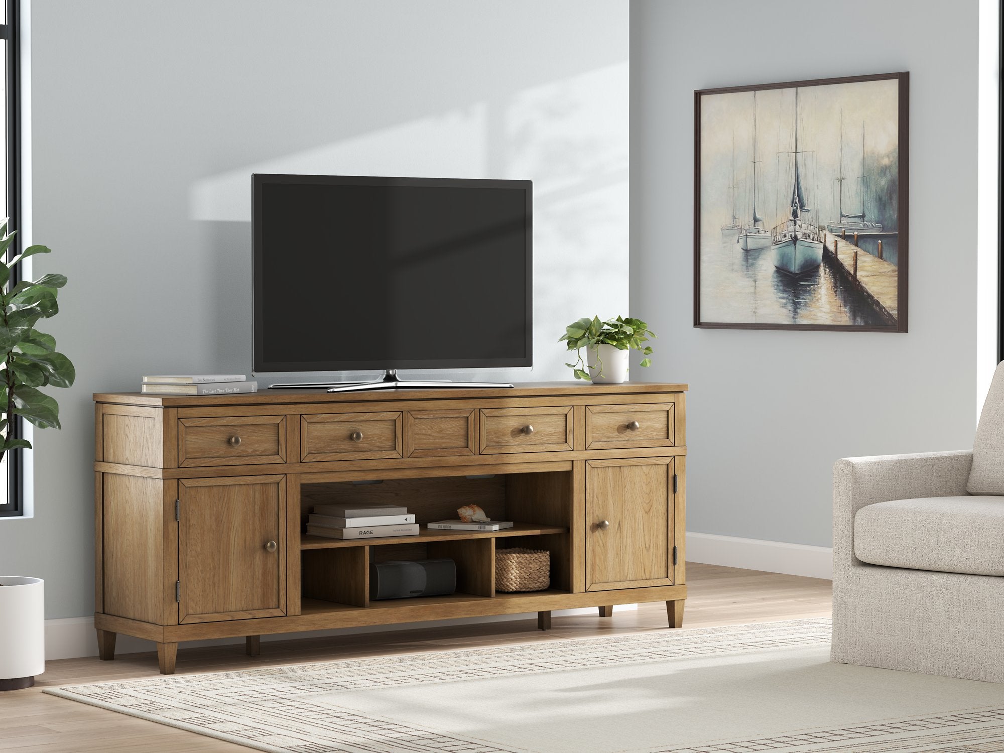 Sharlance 81" TV Stand - Luxury Home Furniture (MI)