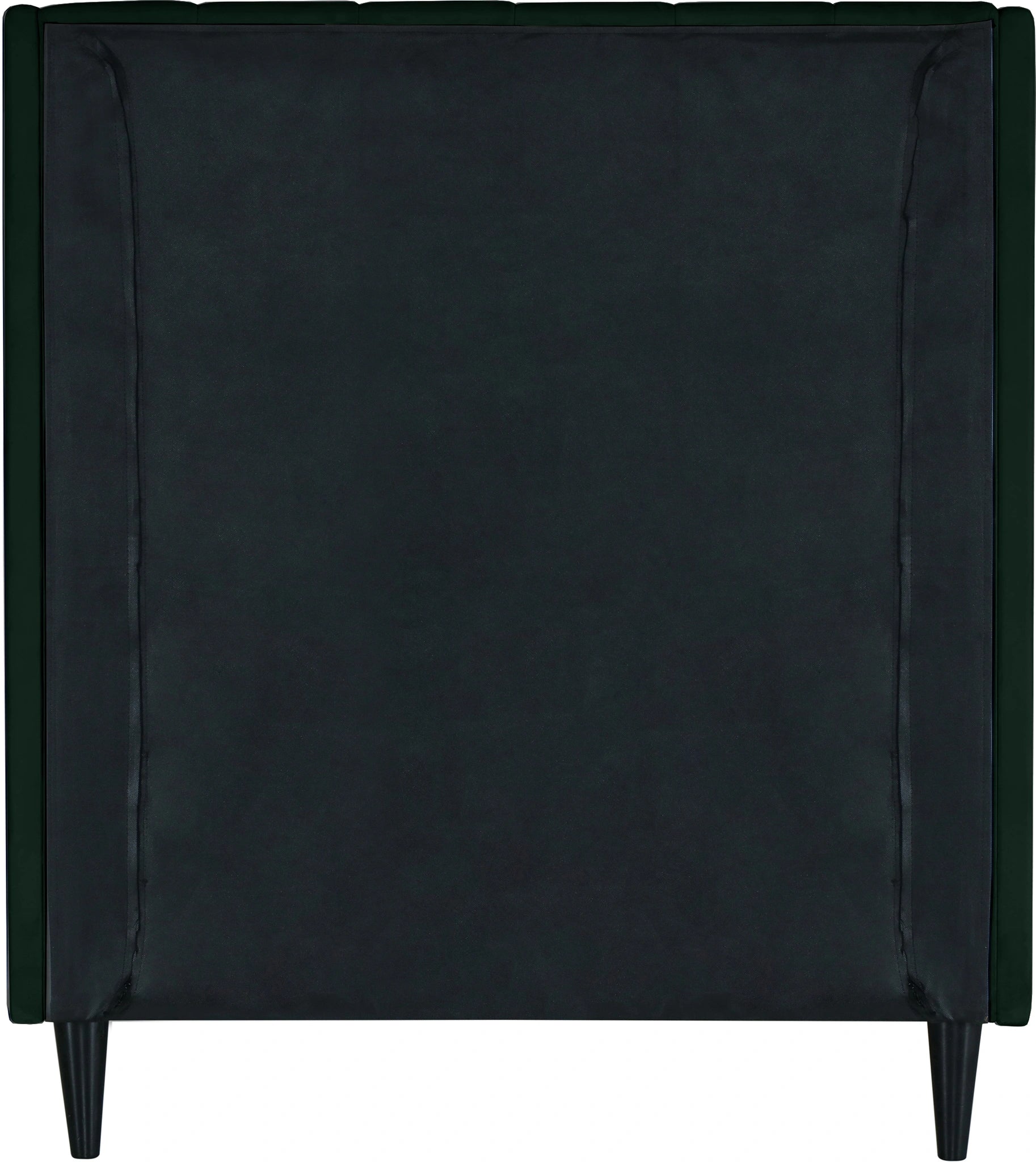 Eva Green Velvet Twin Bed