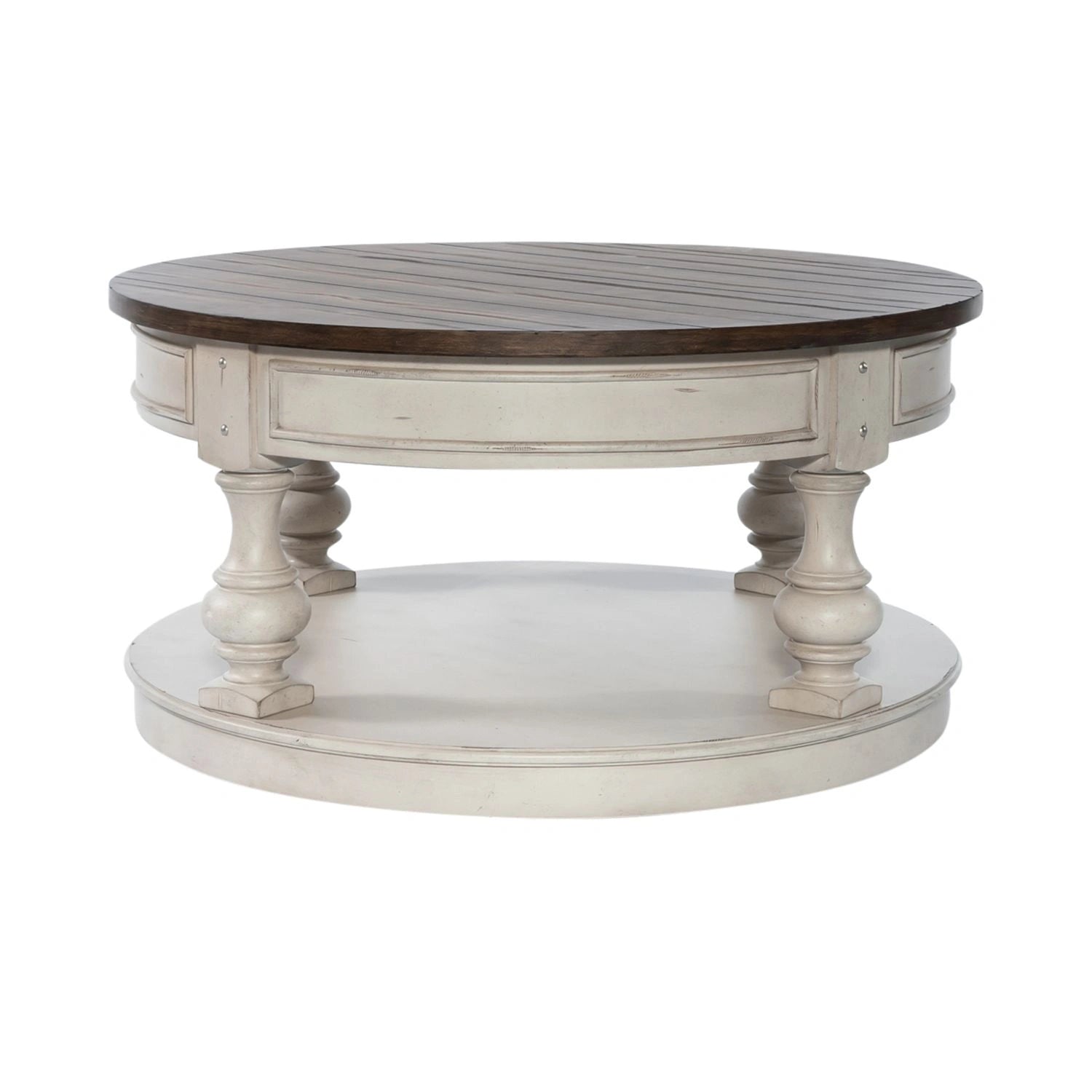 Morgan Creek Cocktail Table in Antique White image