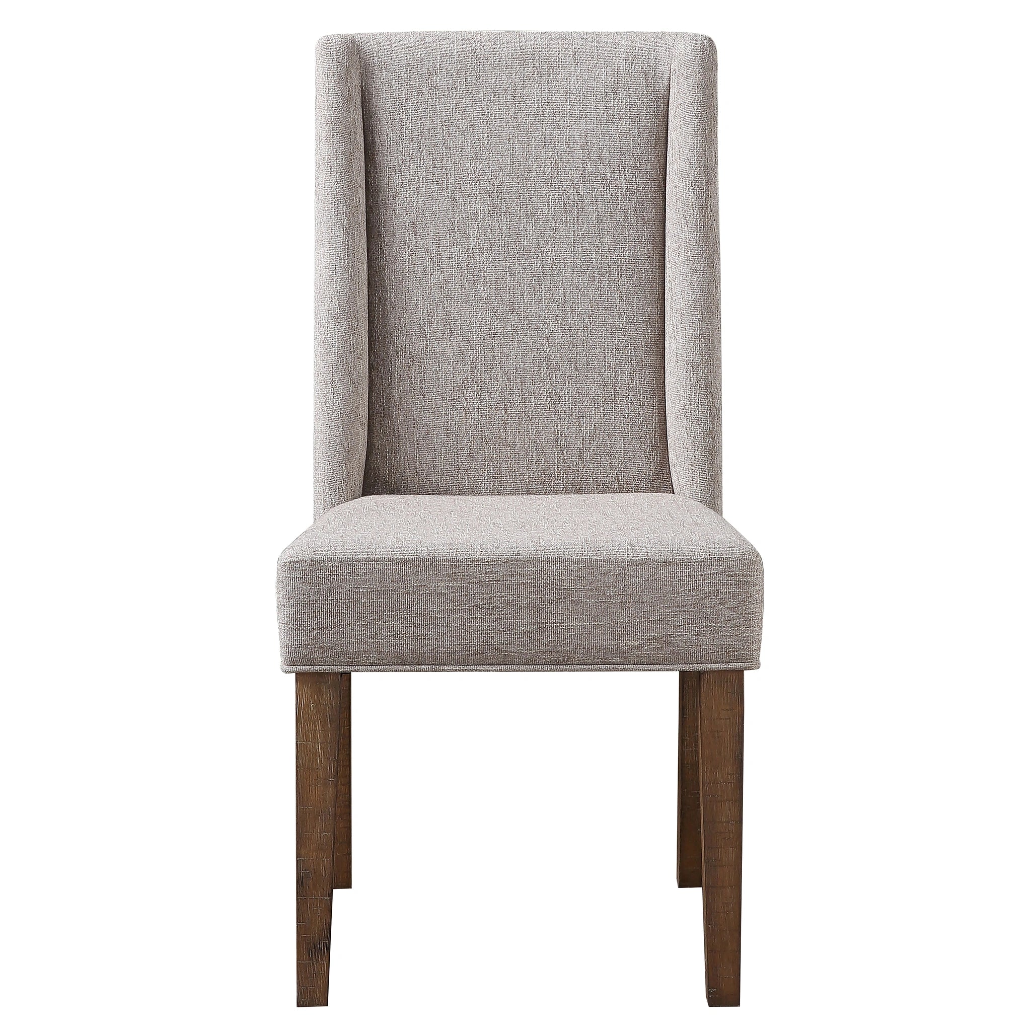 Steve Silver Riverdale Upholstered Chair in Driftwood (Set of 2)