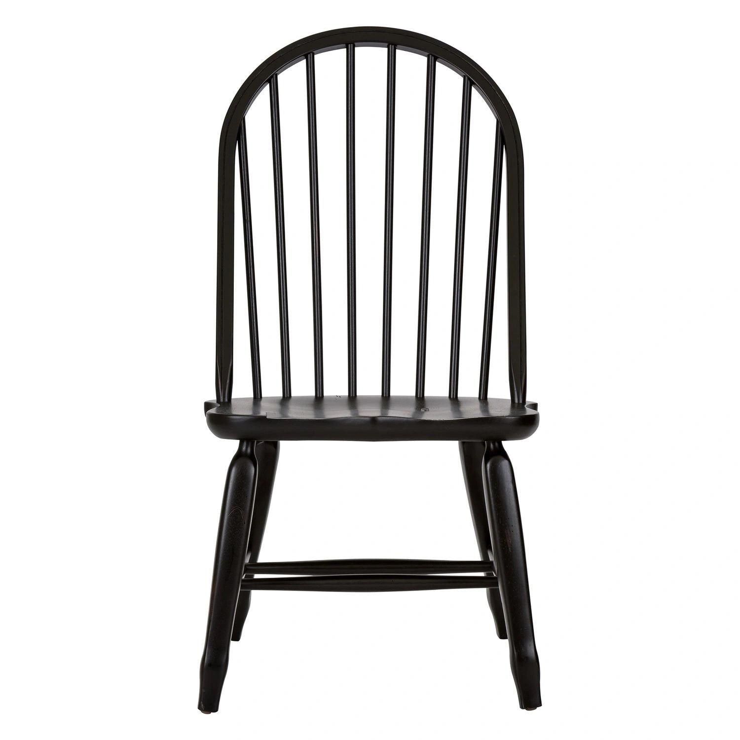 Treasures Bow Back Side Chair - Black image
