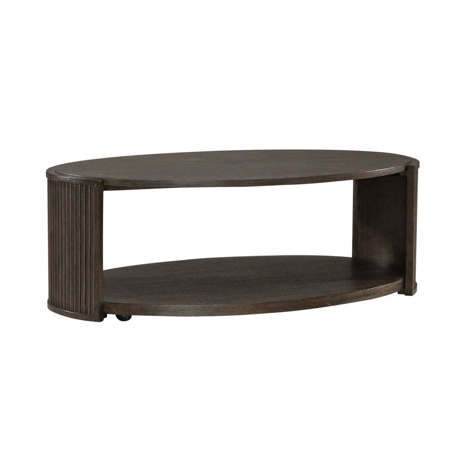 City View Oval Cocktail Table in Coffee Bean image