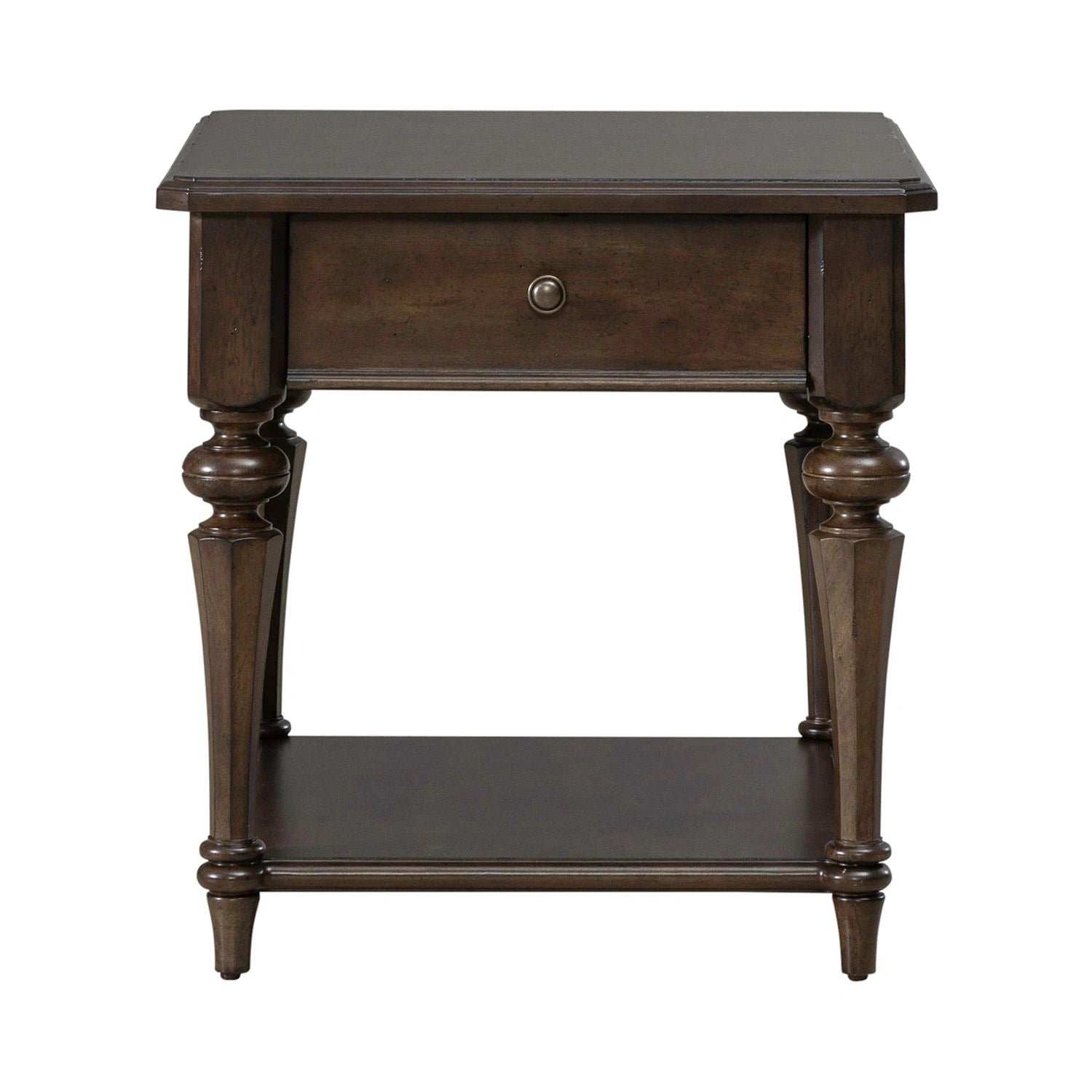 Arden Road Drawer End Table in Satin Cherry image