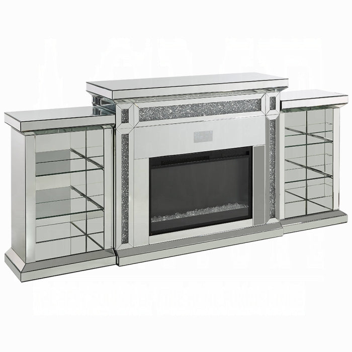 Noralie Fireplace With LED and Bluetooth - Luxury Home Furniture (MI)