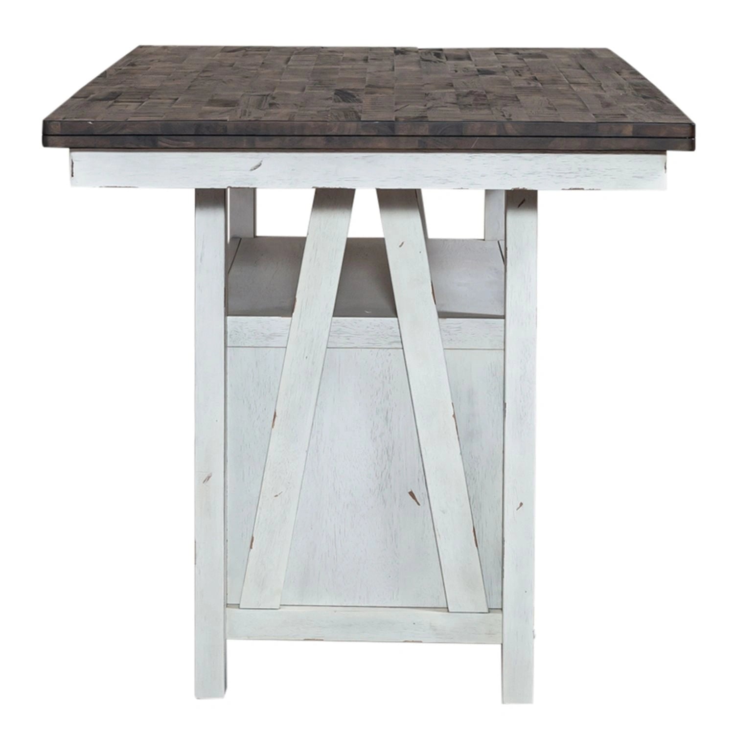 Farmhouse Gathering Table in White/Oak image
