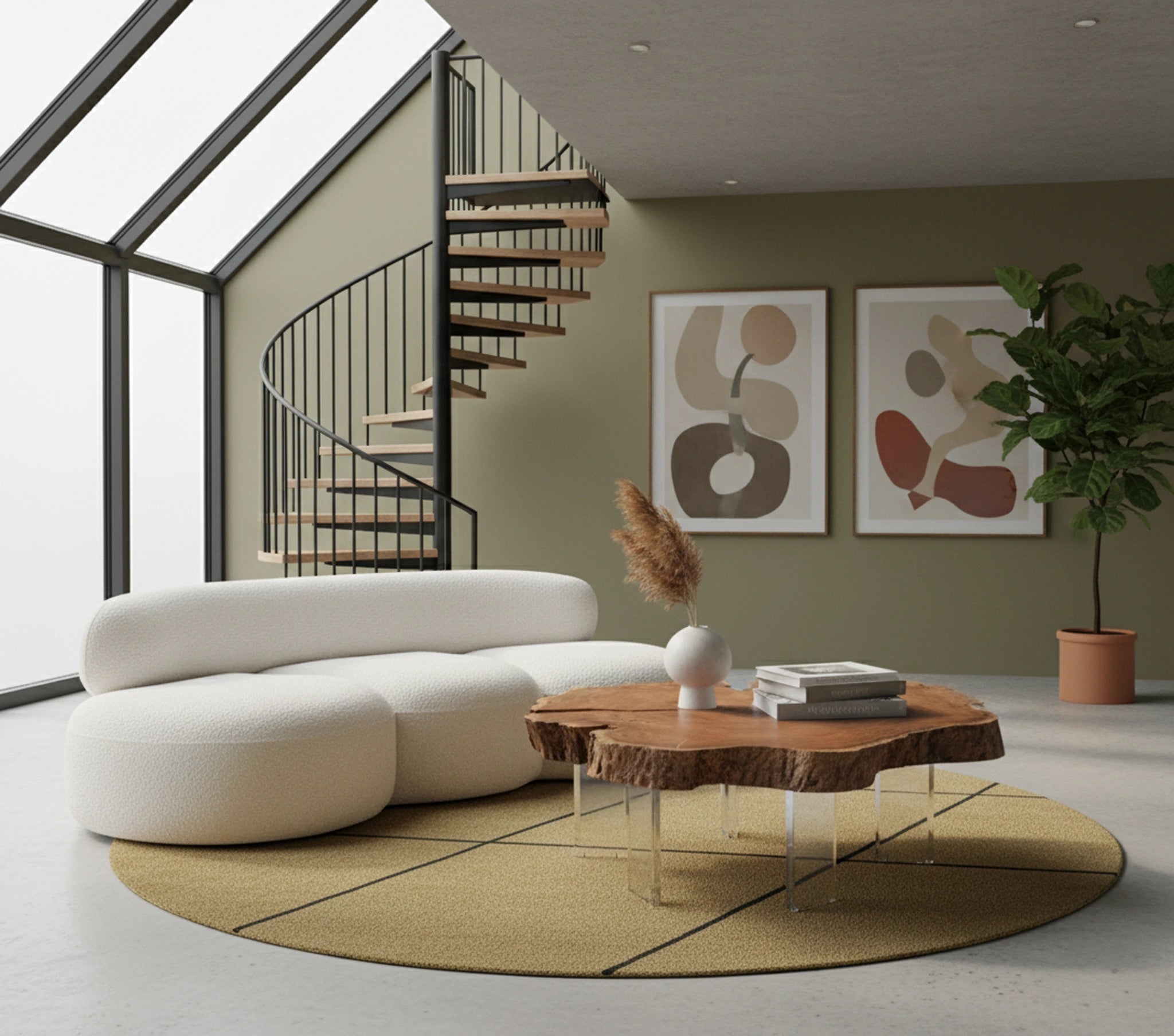 Woodland Natural Wood Coffee Table