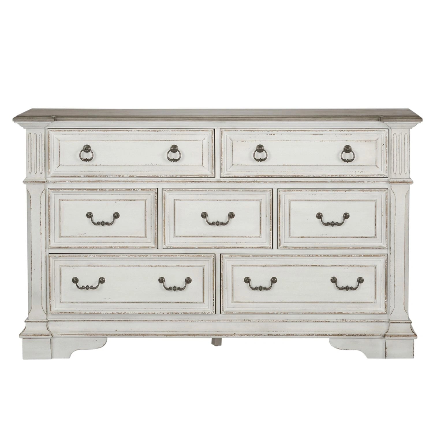 Abbey Park Drawer Dresser in Antique White image
