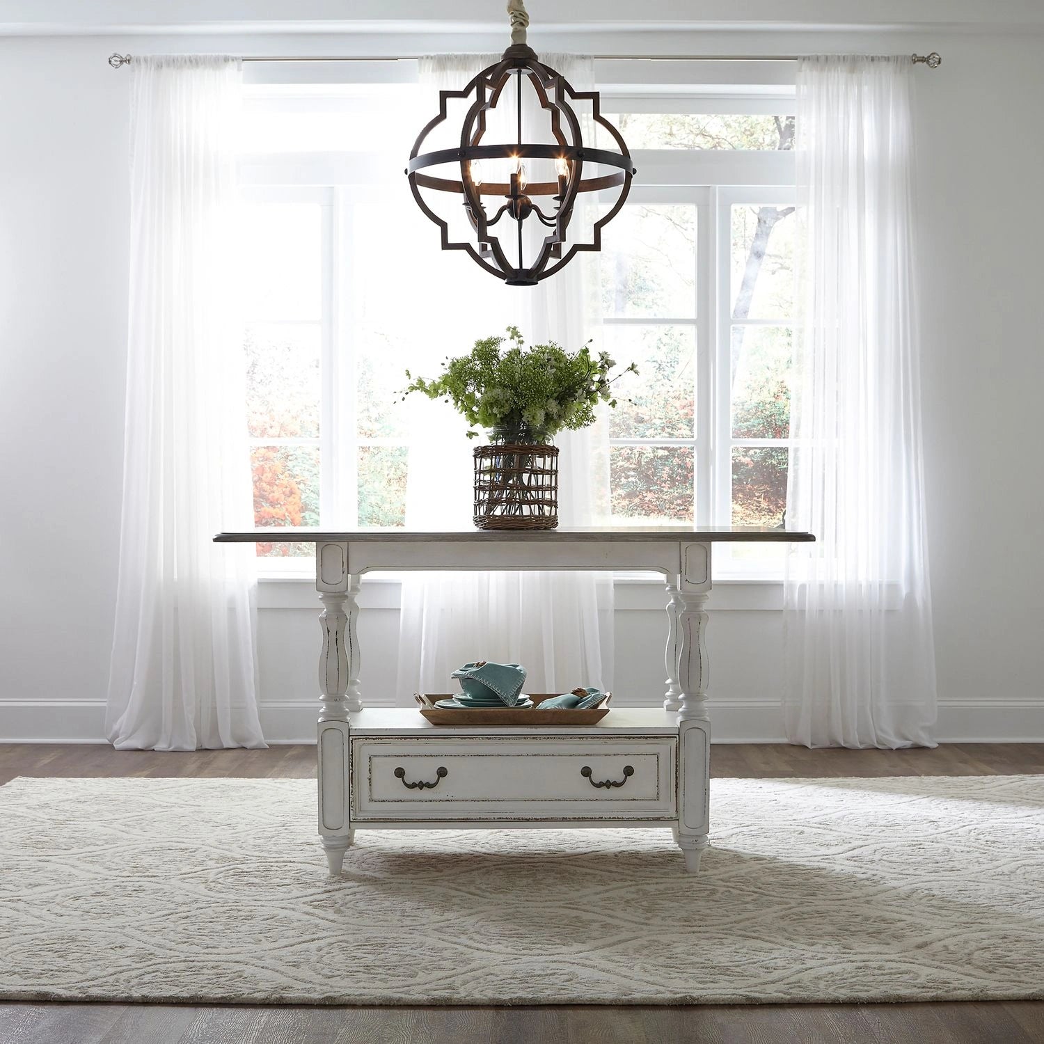 Magnolia Manor 5 Piece Gathering Table Set image