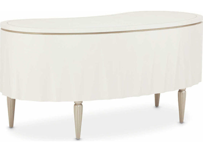 AICO Furniture London Place Desk in Creamy Pearl - Luxury Home Furniture (MI)
