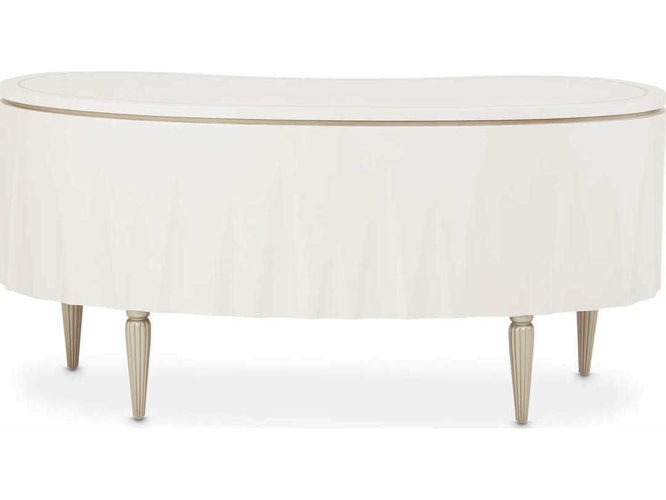 AICO Furniture London Place Desk in Creamy Pearl - Luxury Home Furniture (MI)