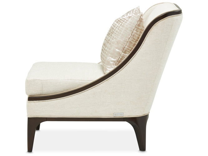 AICO Paris Chic Chair Cremini in Espresso - Luxury Home Furniture (MI)
