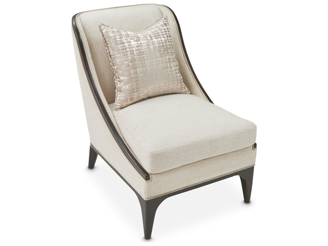 AICO Paris Chic Chair Cremini in Espresso - Luxury Home Furniture (MI)
