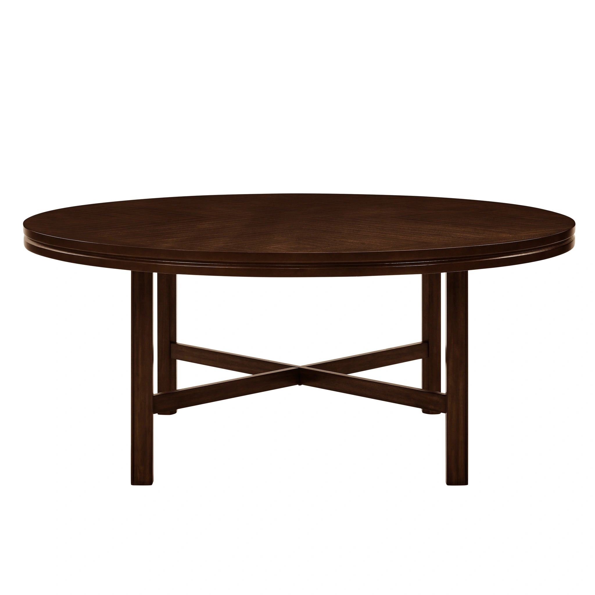 Steve Silver Hartford Round Dining Table in Espresso