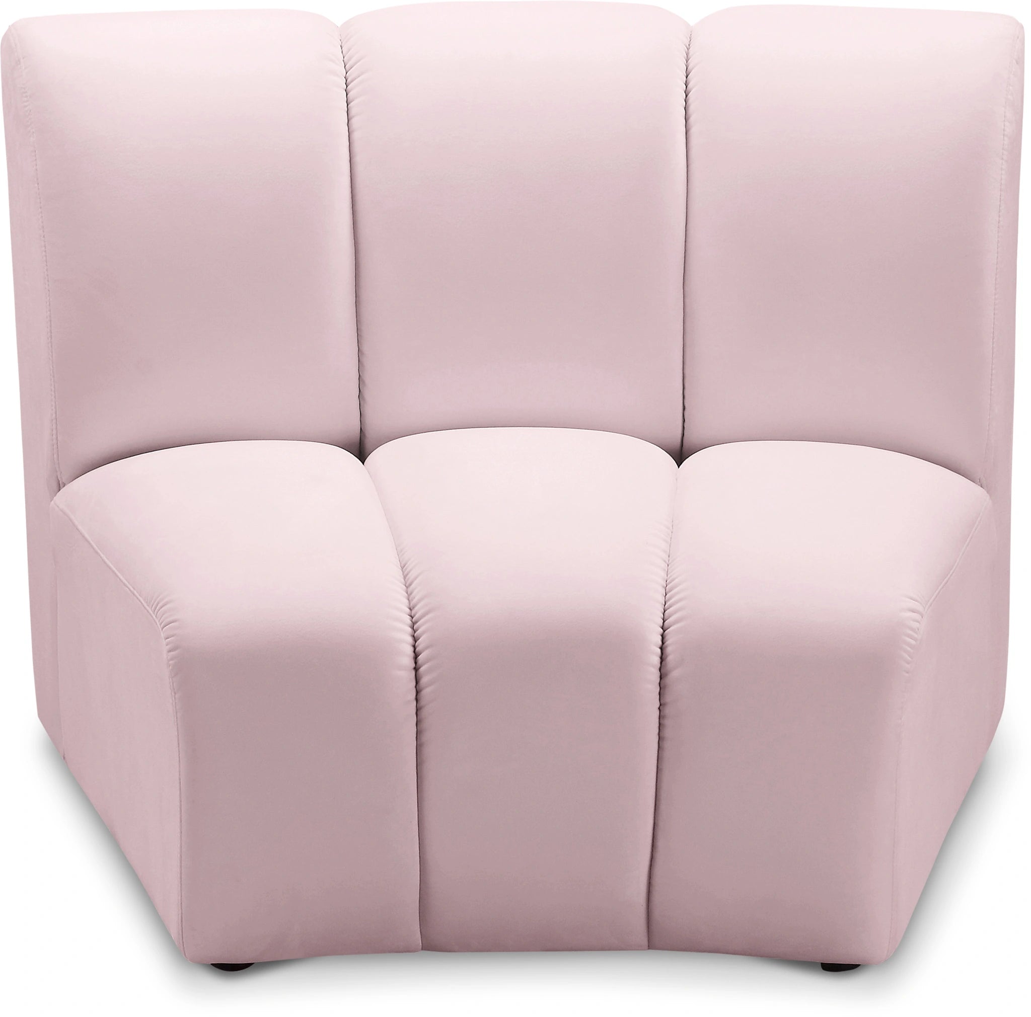 Infinity Pink Velvet Modular Chair