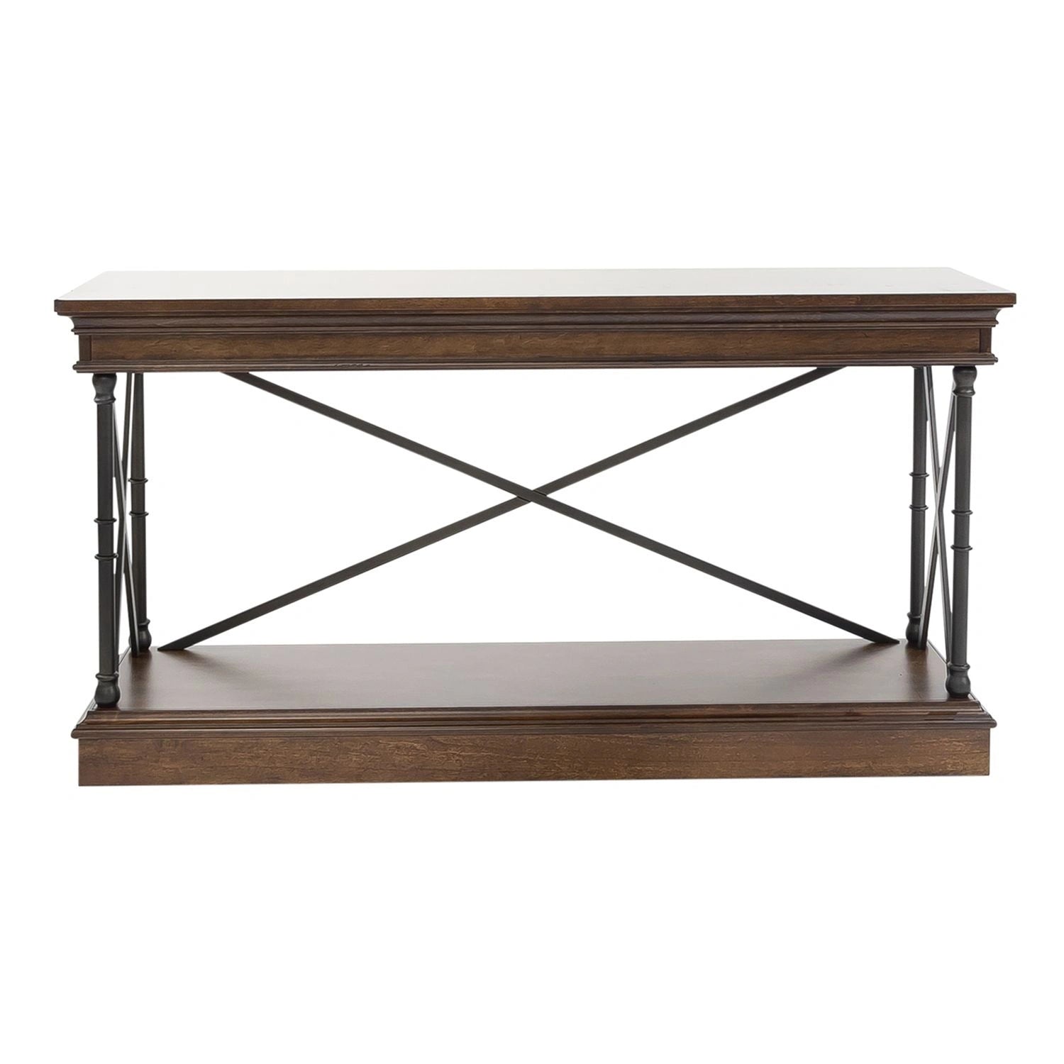 Tribeca Rectangular Sofa Table in Cordovian Brown image