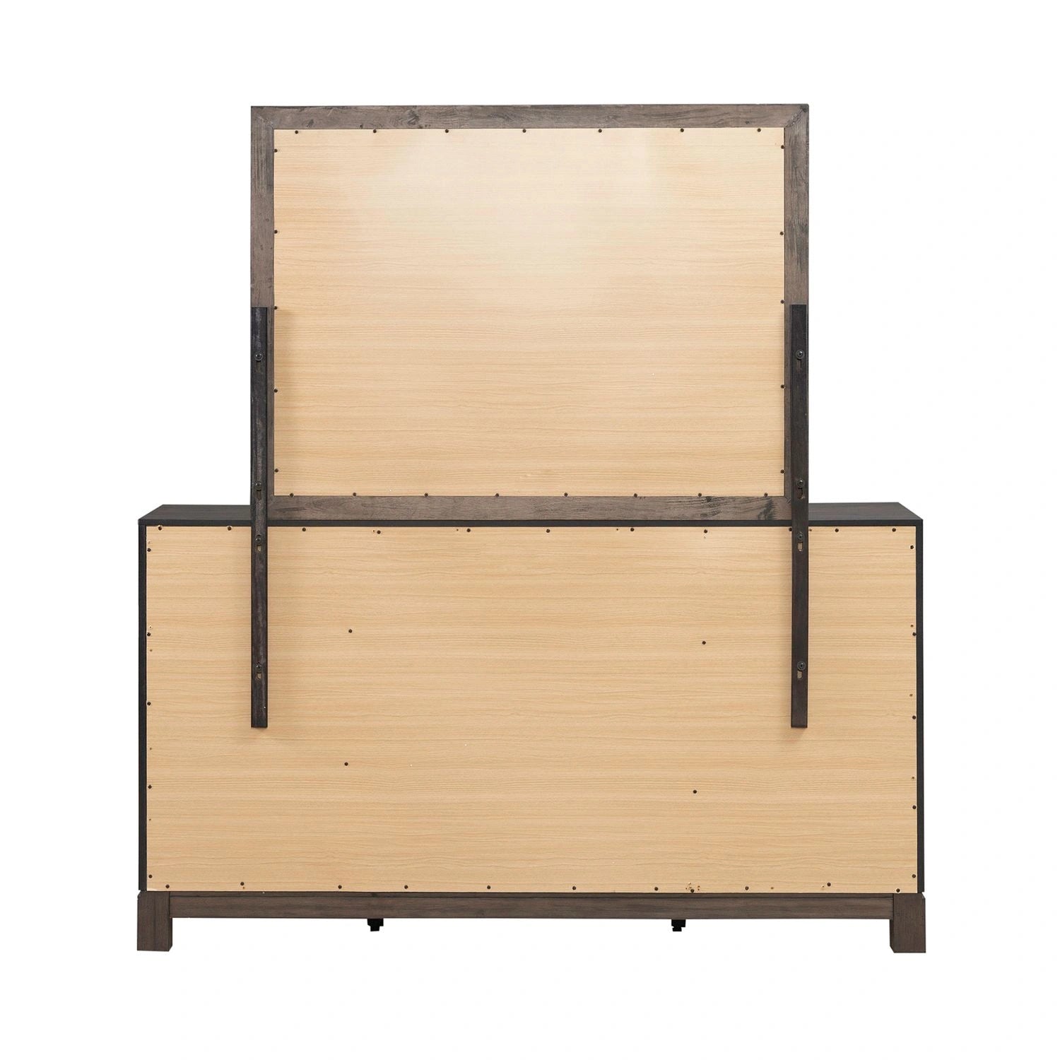 Modern Edge Dresser & Mirror image