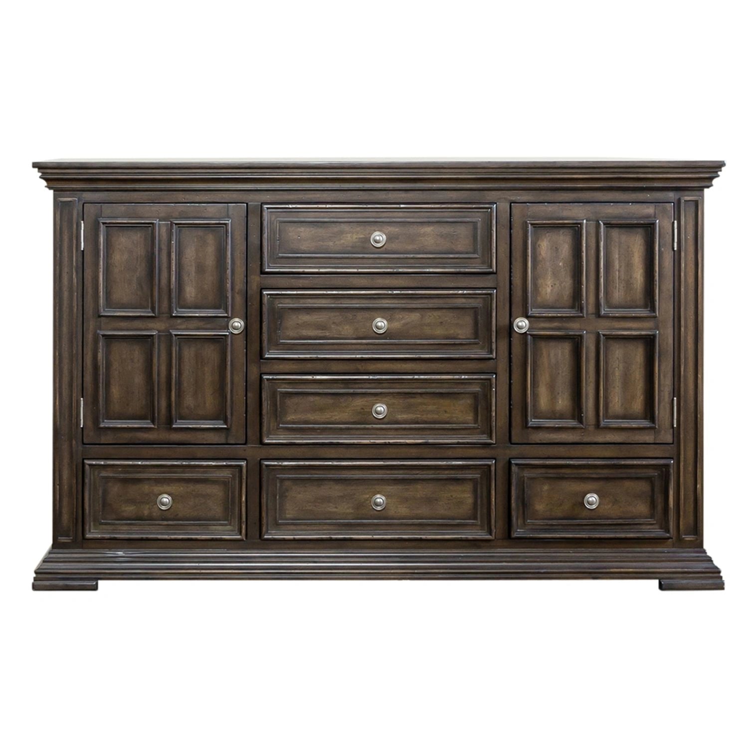 Big Valley 2 Door 6 Drawer Dresser image