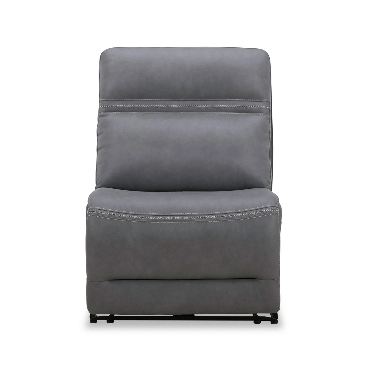 Cooper Armless Recliner P3 & ZG - Blue Gray image