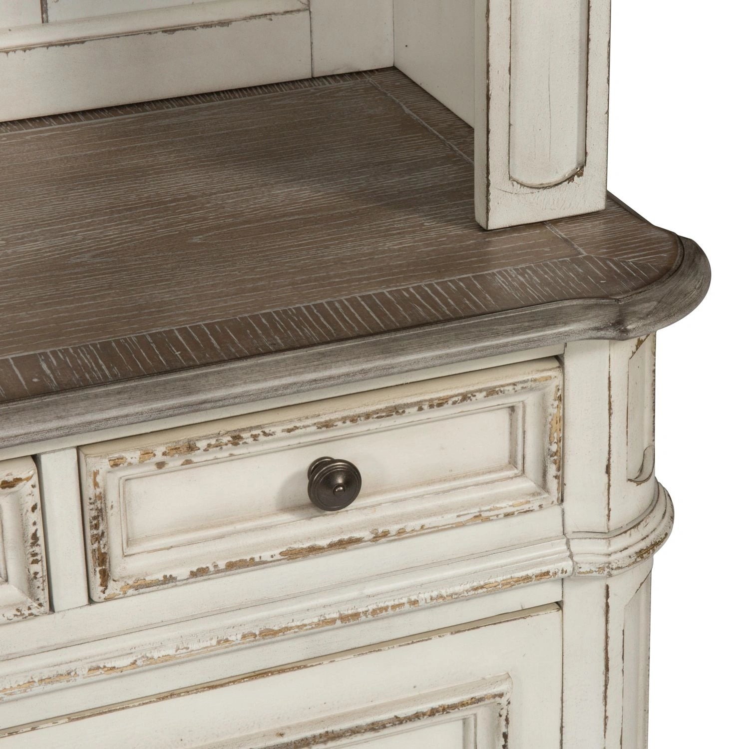 Magnolia Manor 3 Piece Desk & Hutch Set image
