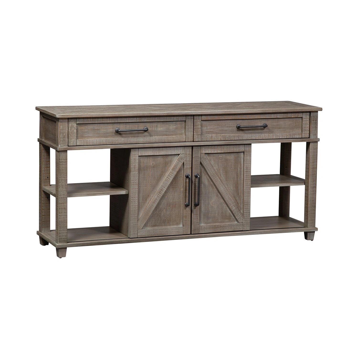 Parkland Falls Sofa Table in Weathered Taupe image