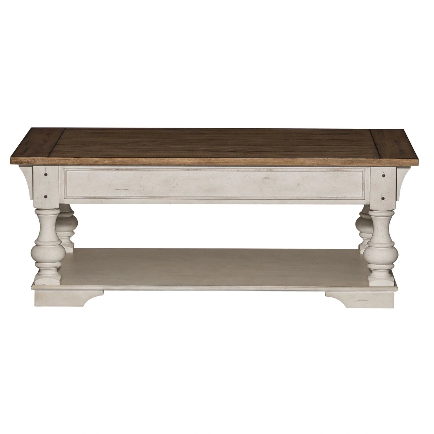 Morgan Creek Cocktail Table in Antique White image