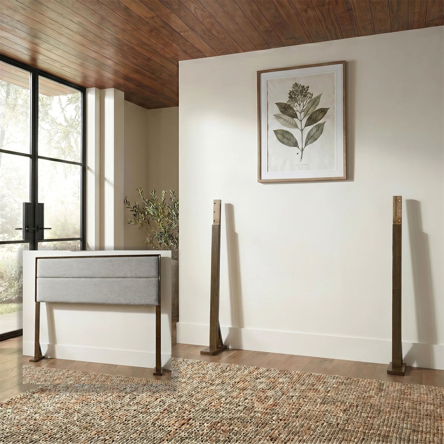Century Modern Headboard Stand image