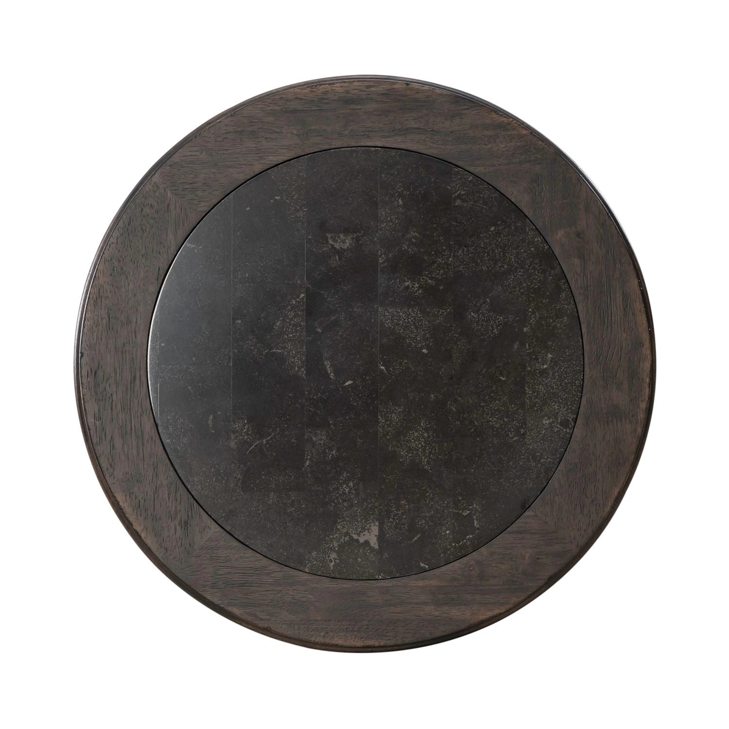 Paradise Valley Round Chairside Table in Saddle Brown image