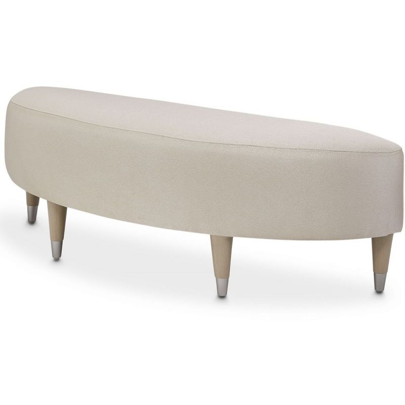AICO Eclipse Bed Bench in Moonlight - Luxury Home Furniture (MI)