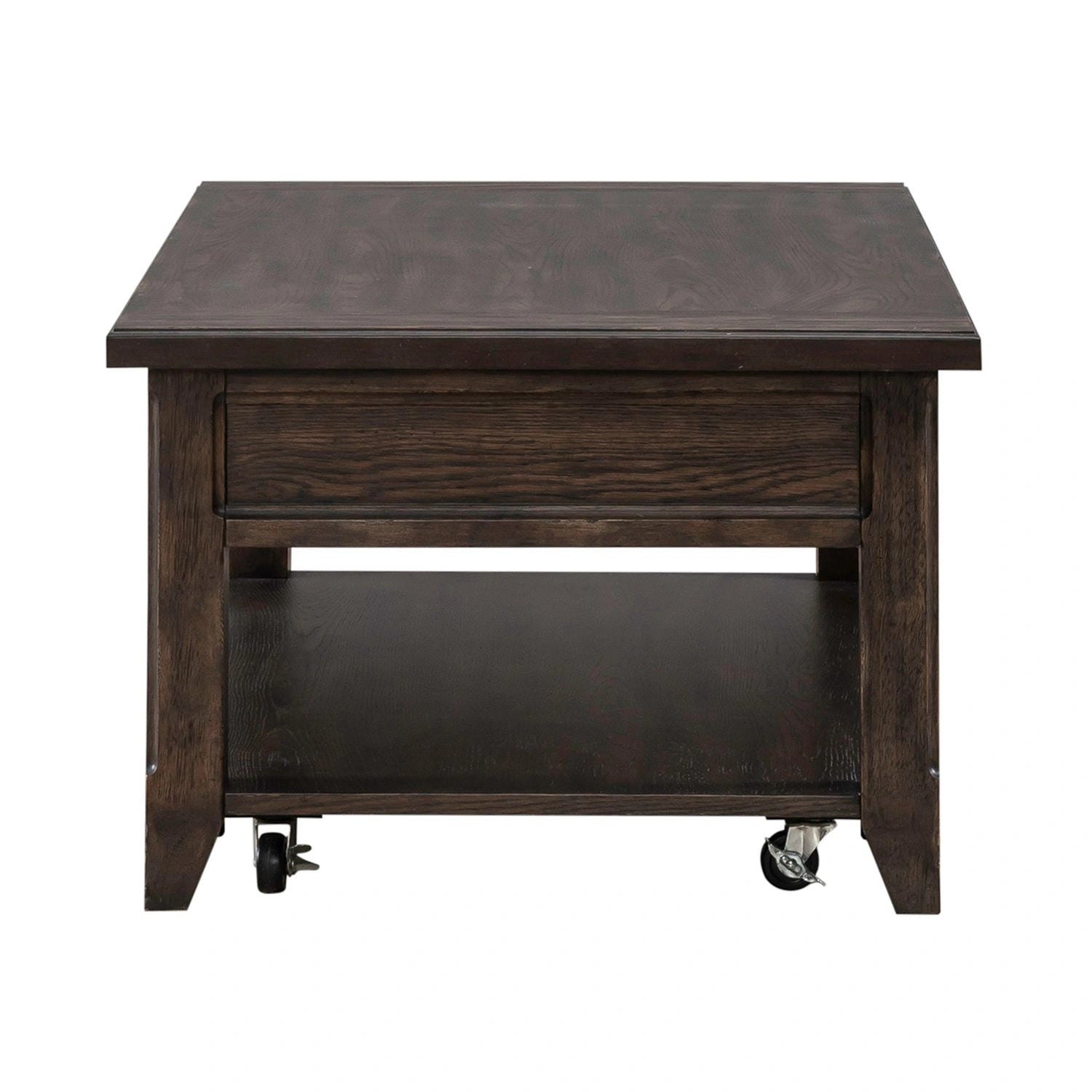 Paradise Valley Lift Top Cocktail Table in Saddle Brown image