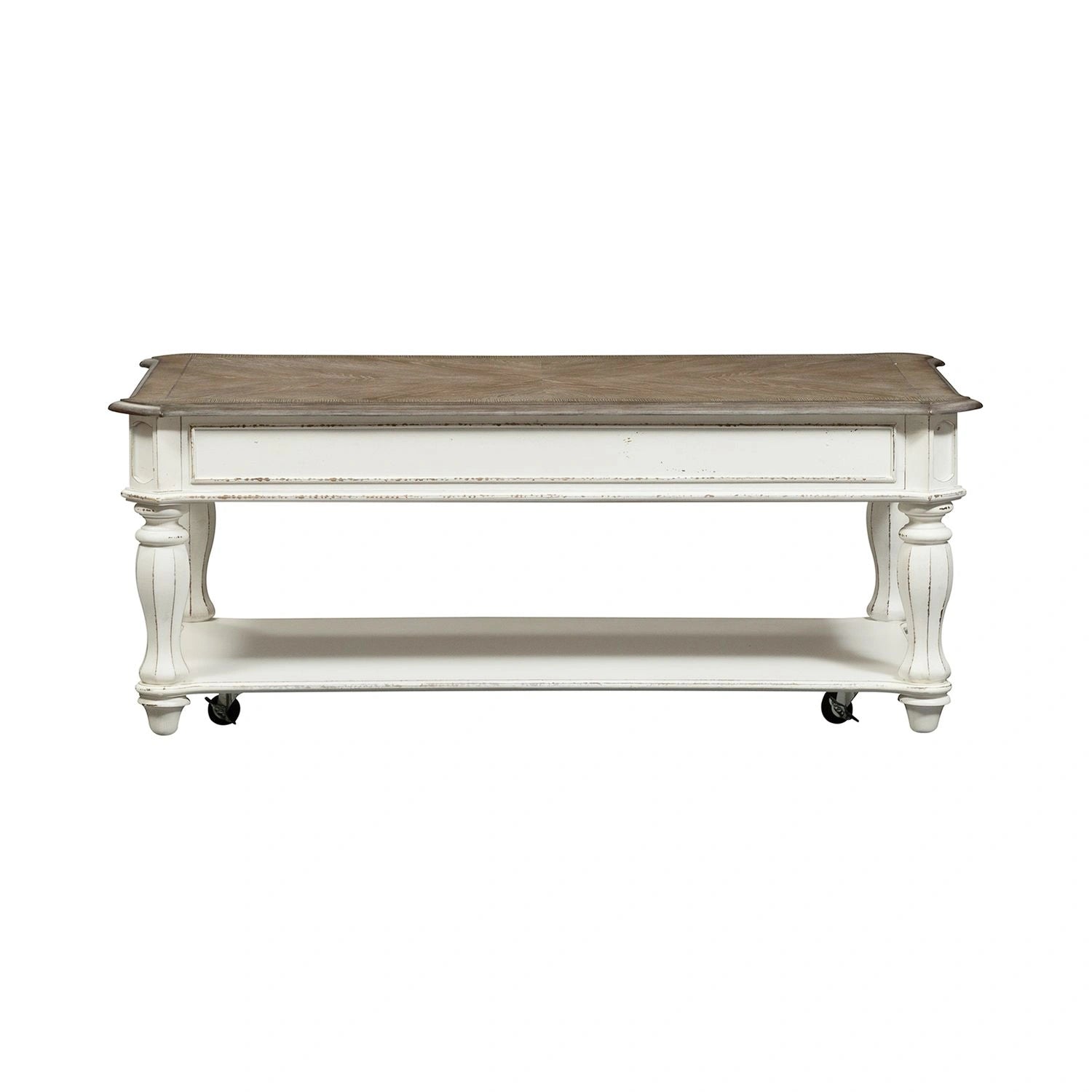 Magnolia Manor Lift Top Cocktail Table in Antique White image