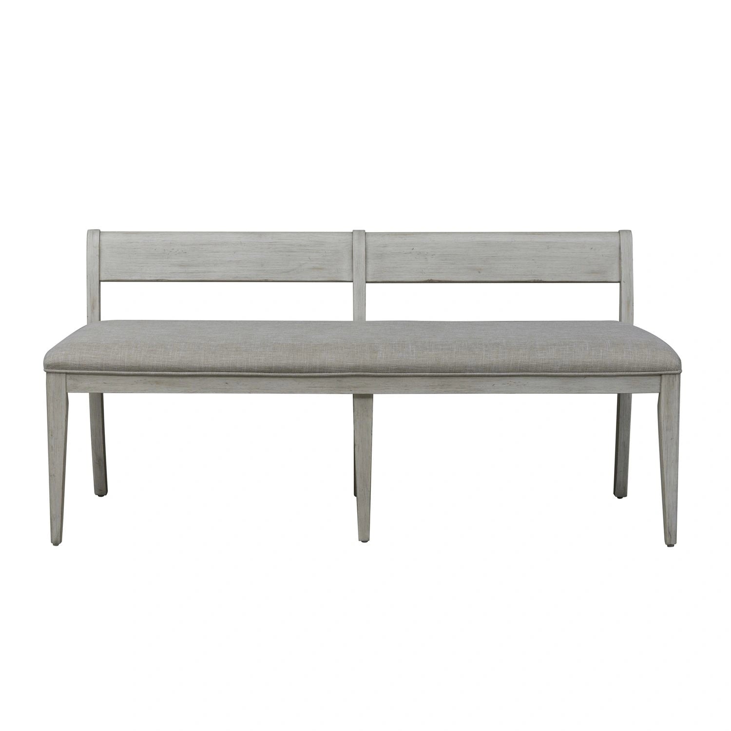 Farmhouse Reimagined Upholstered Bench (RTA) in Antique White image