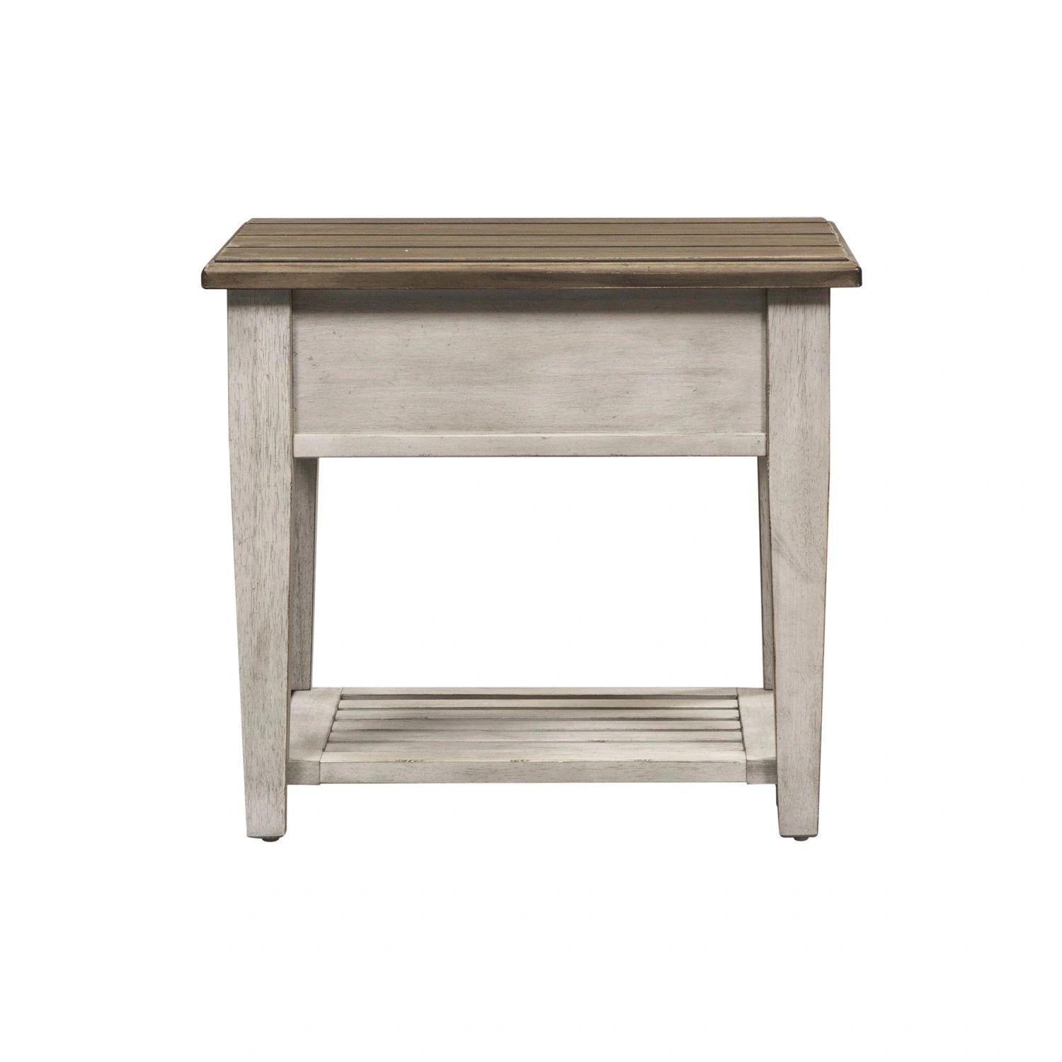 Heartland Drawer End Table in Antique White image
