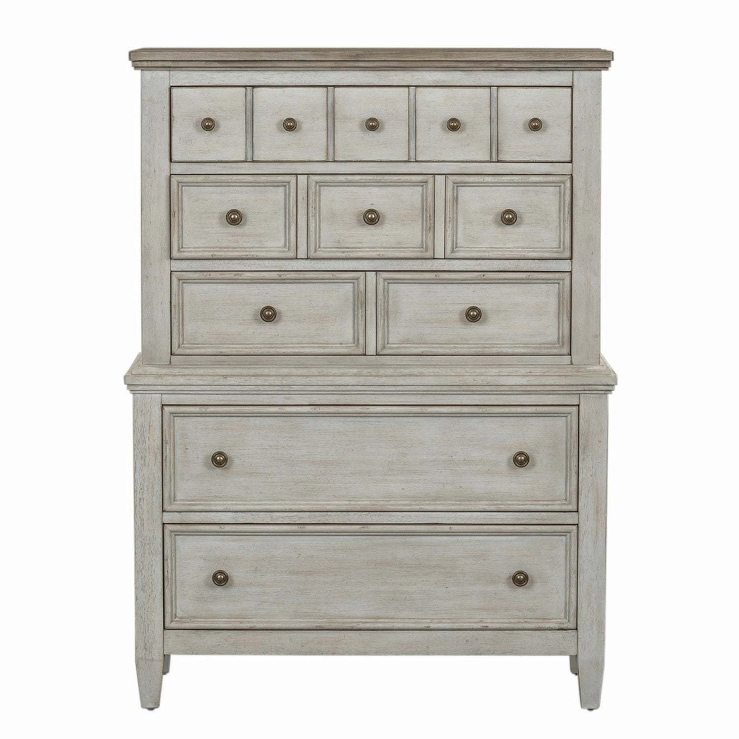 Heartland King California Panel Bed, Dresser & Mirror, Chest image