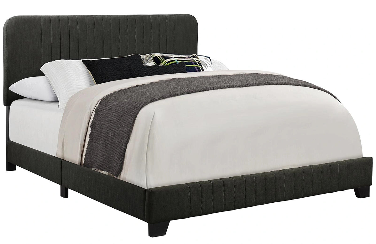 Pulaski ACH All-In-One Queen Channeled Bed in Grey
