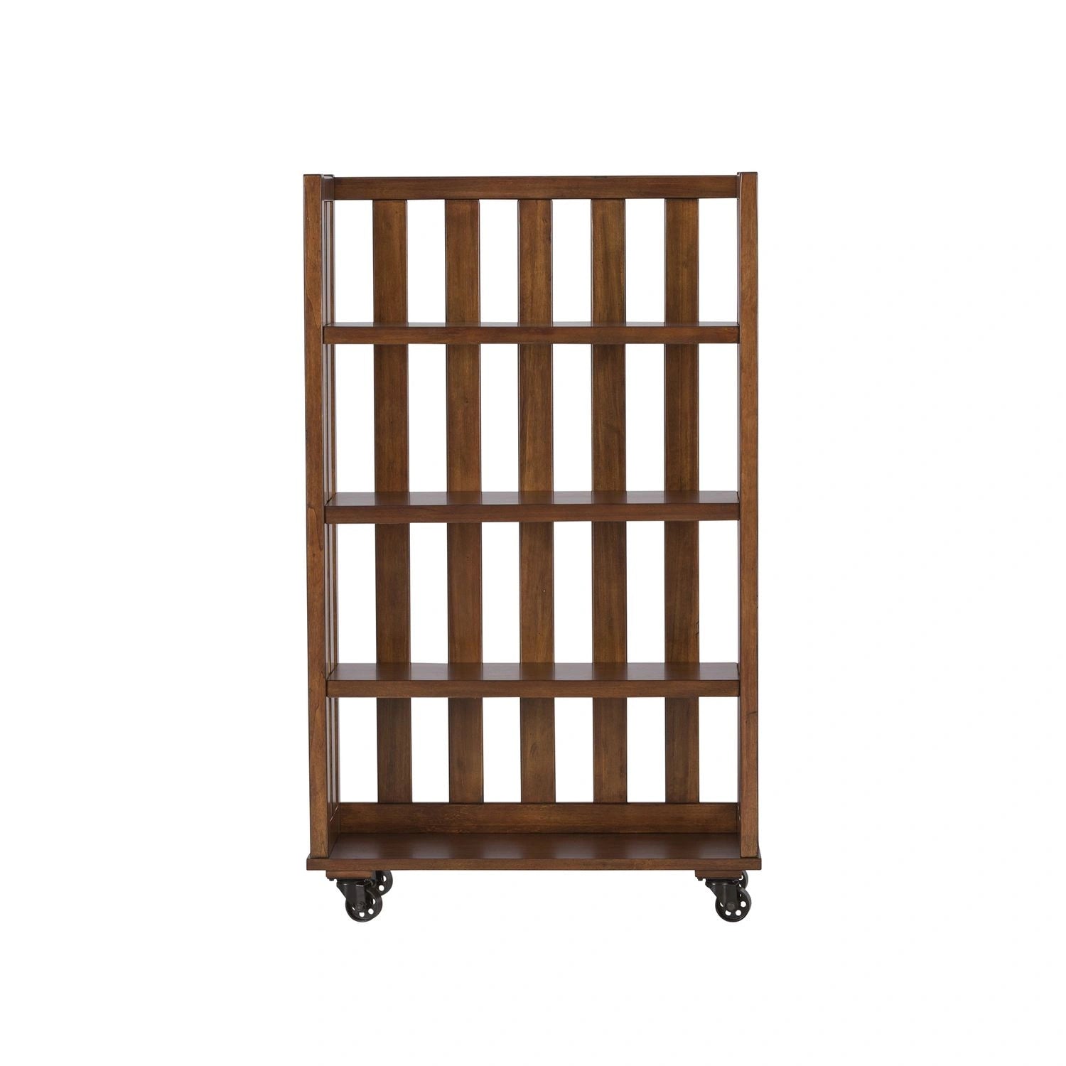 Arlington House Open Bookcase in Cobblestone Brown image