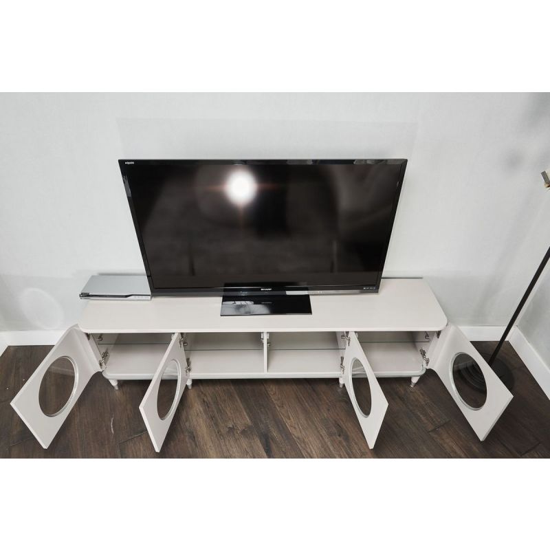 AICO Eclipse TV Console in Moonlight - Luxury Home Furniture (MI)