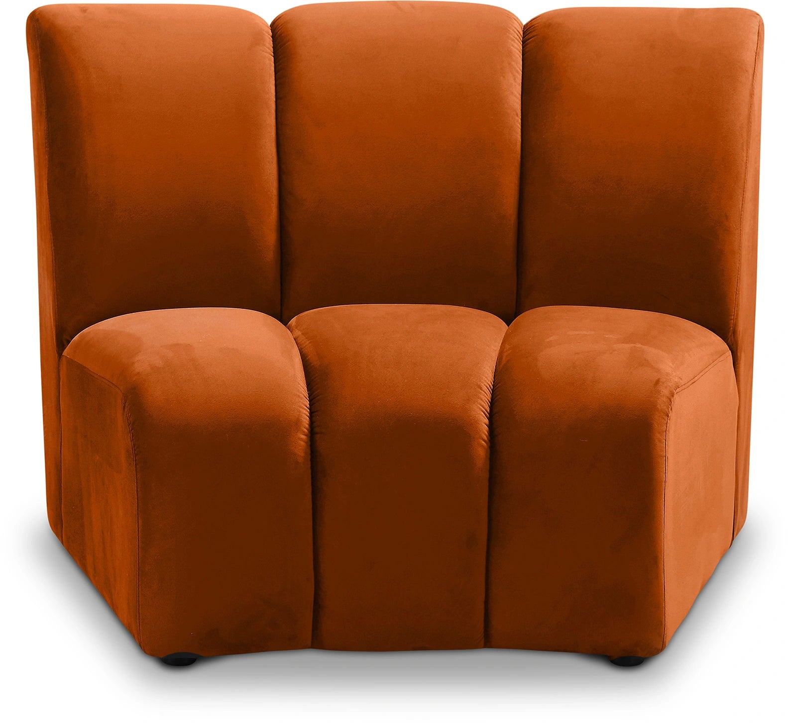 Infinity Cognac Velvet Modular Chair