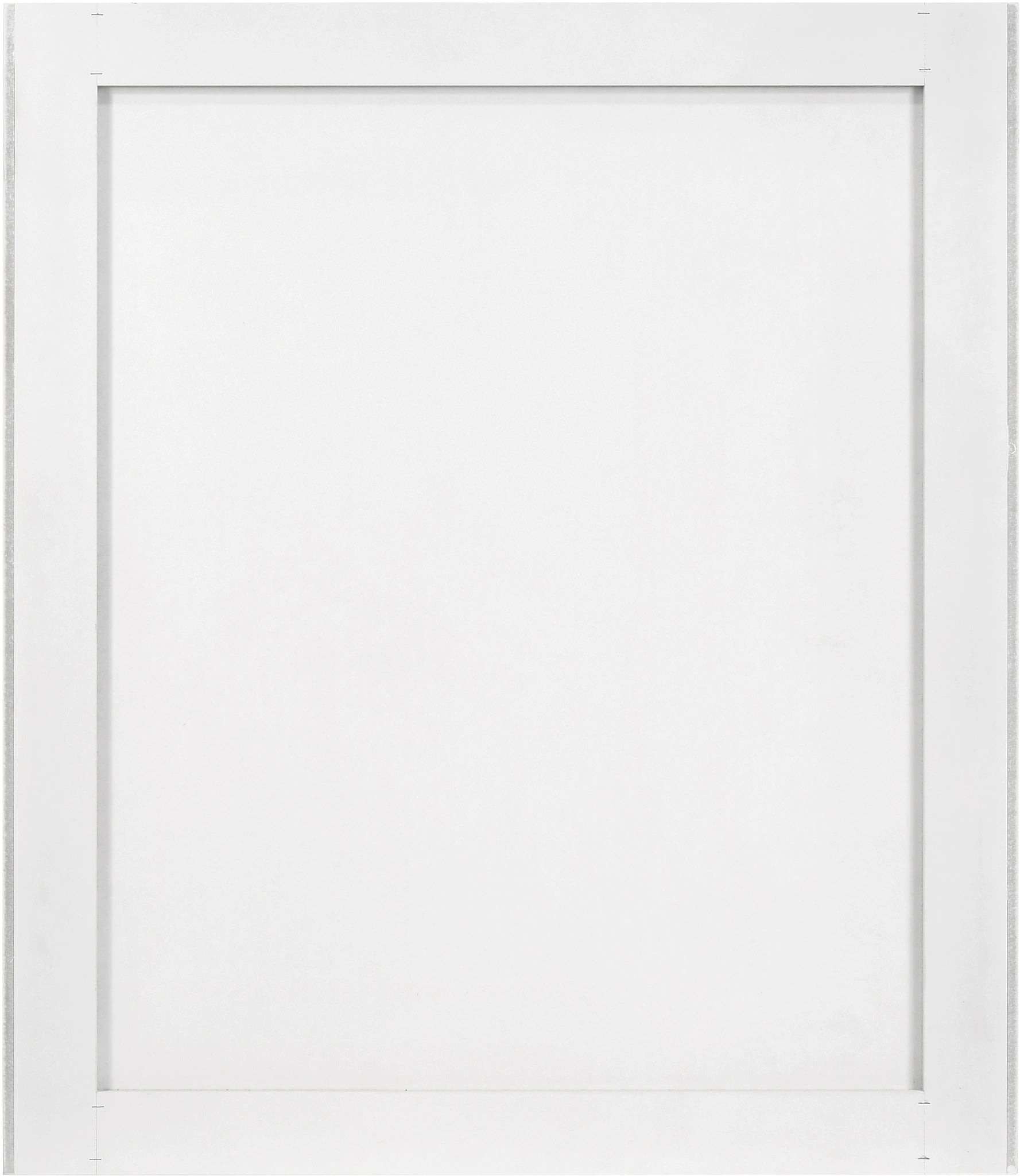 Modernist White Gloss Mirror