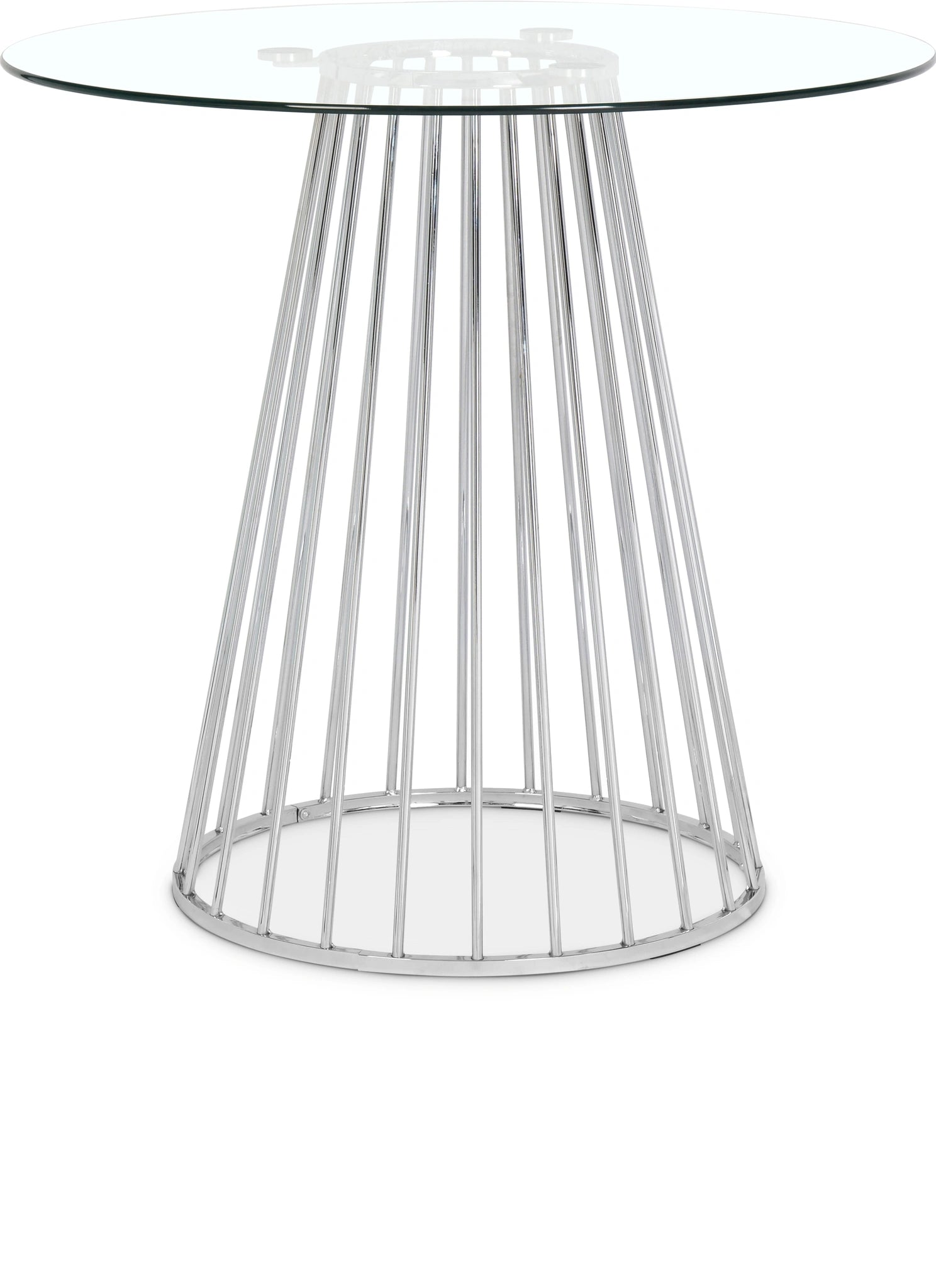 Gio Chrome Counter Height Table