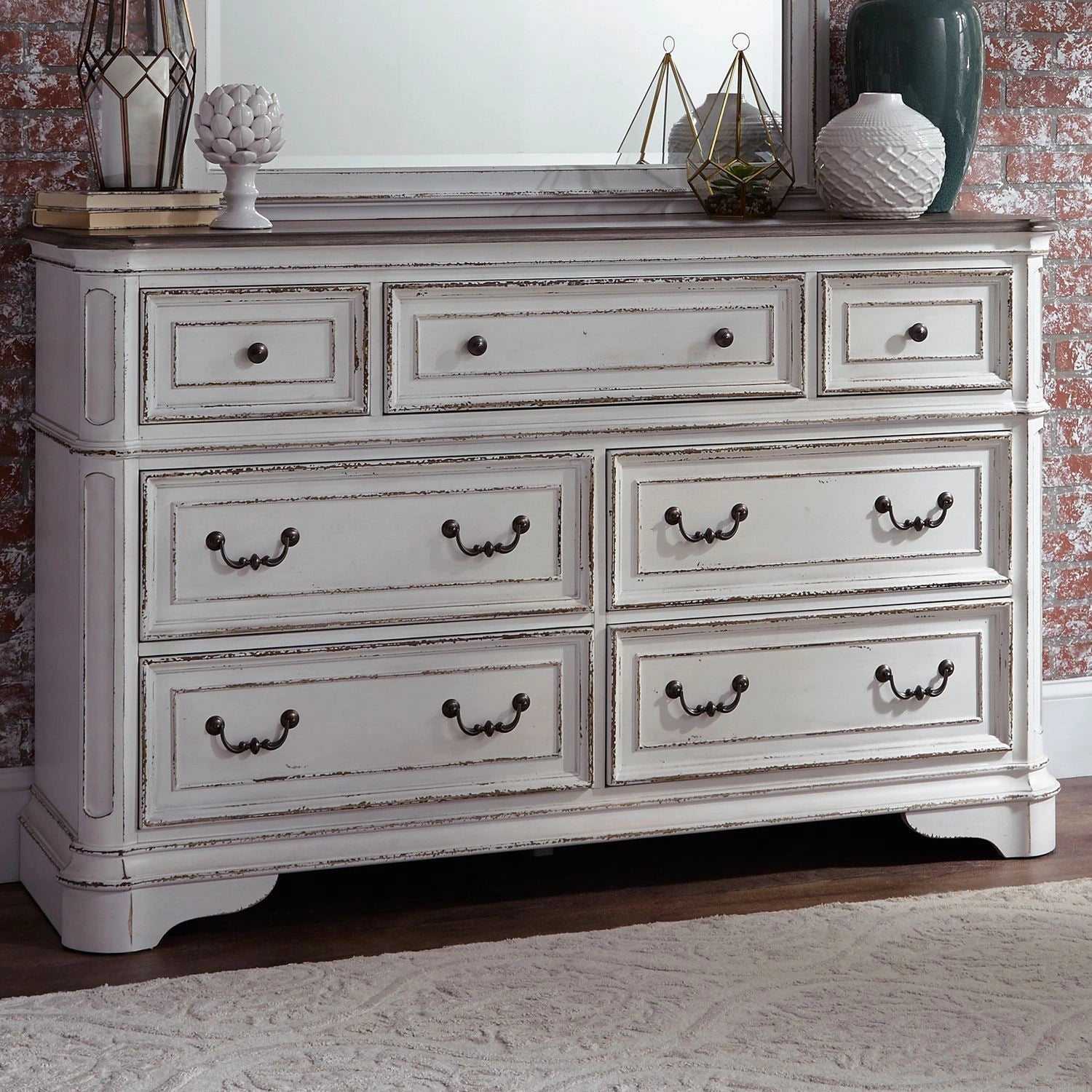 Magnolia Manor 7 Drawer Dresser image